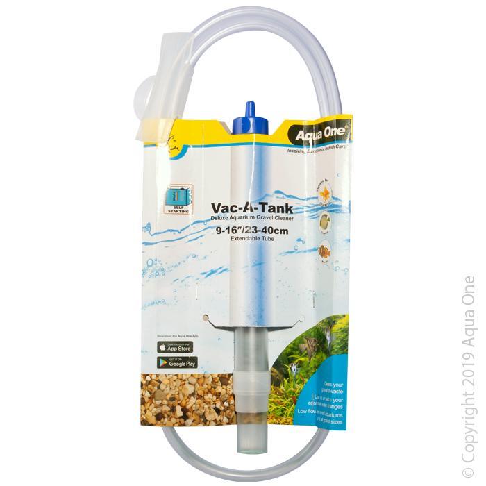 Aqua One Vac-A-Tank Deluxe Aquarium Gravel Cleaner 23-40cm-Habitat Pet Supplies