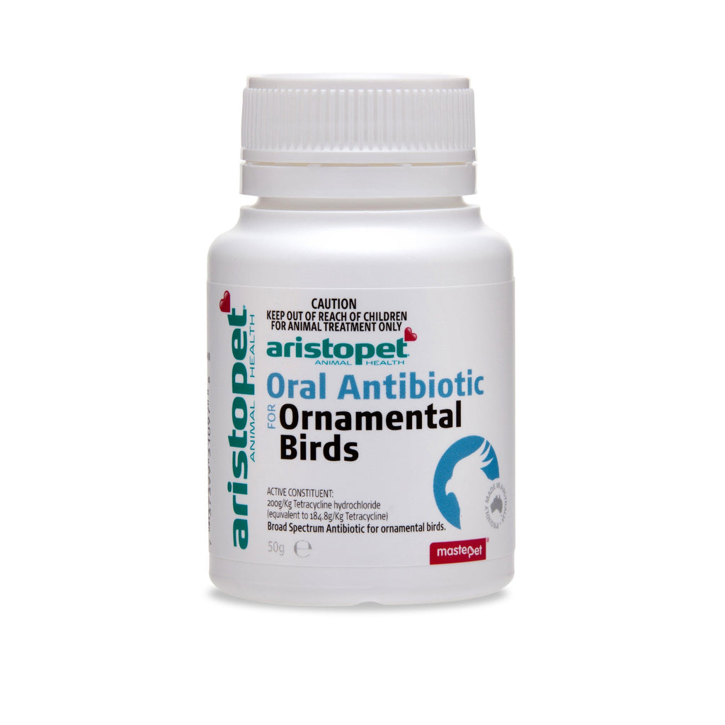 Aristopet Oral Antibiotic for Ornamental Birds 50g-Habitat Pet Supplies