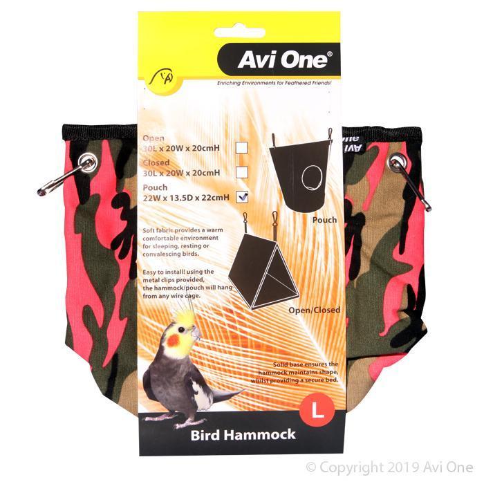 Avi One Bird Hammock Sleeping Pouch-Habitat Pet Supplies