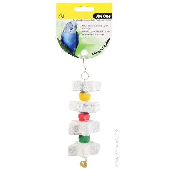 Avi One Bird Toy Mineral Star Kabob Large