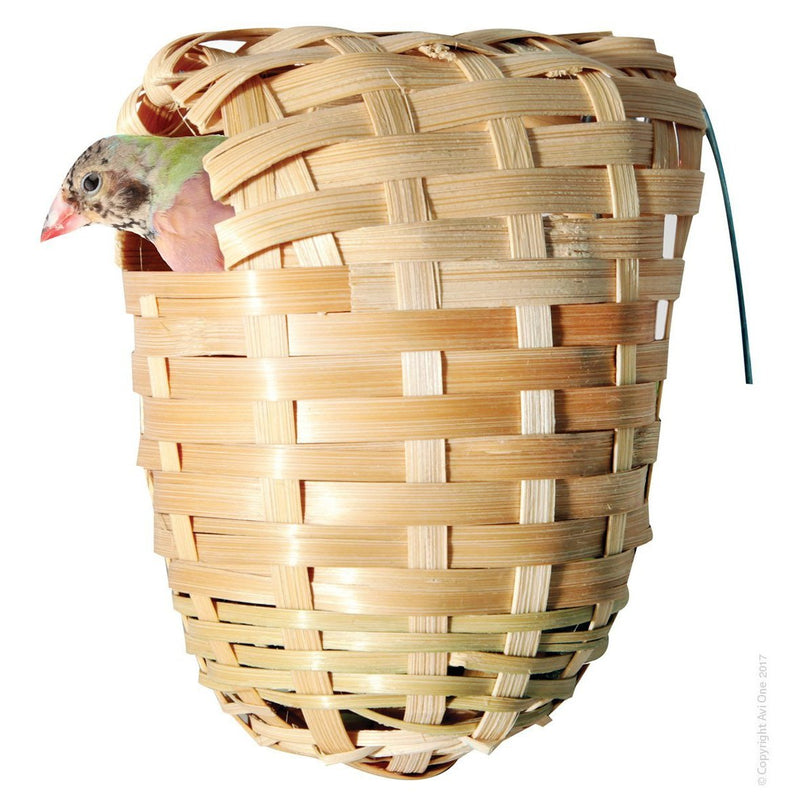 Avi One Finch Wicker Bird Nest Medium