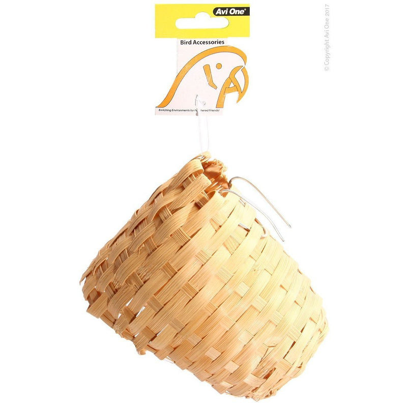 Avi One Finch Wicker Bird Nest Medium-Habitat Pet Supplies