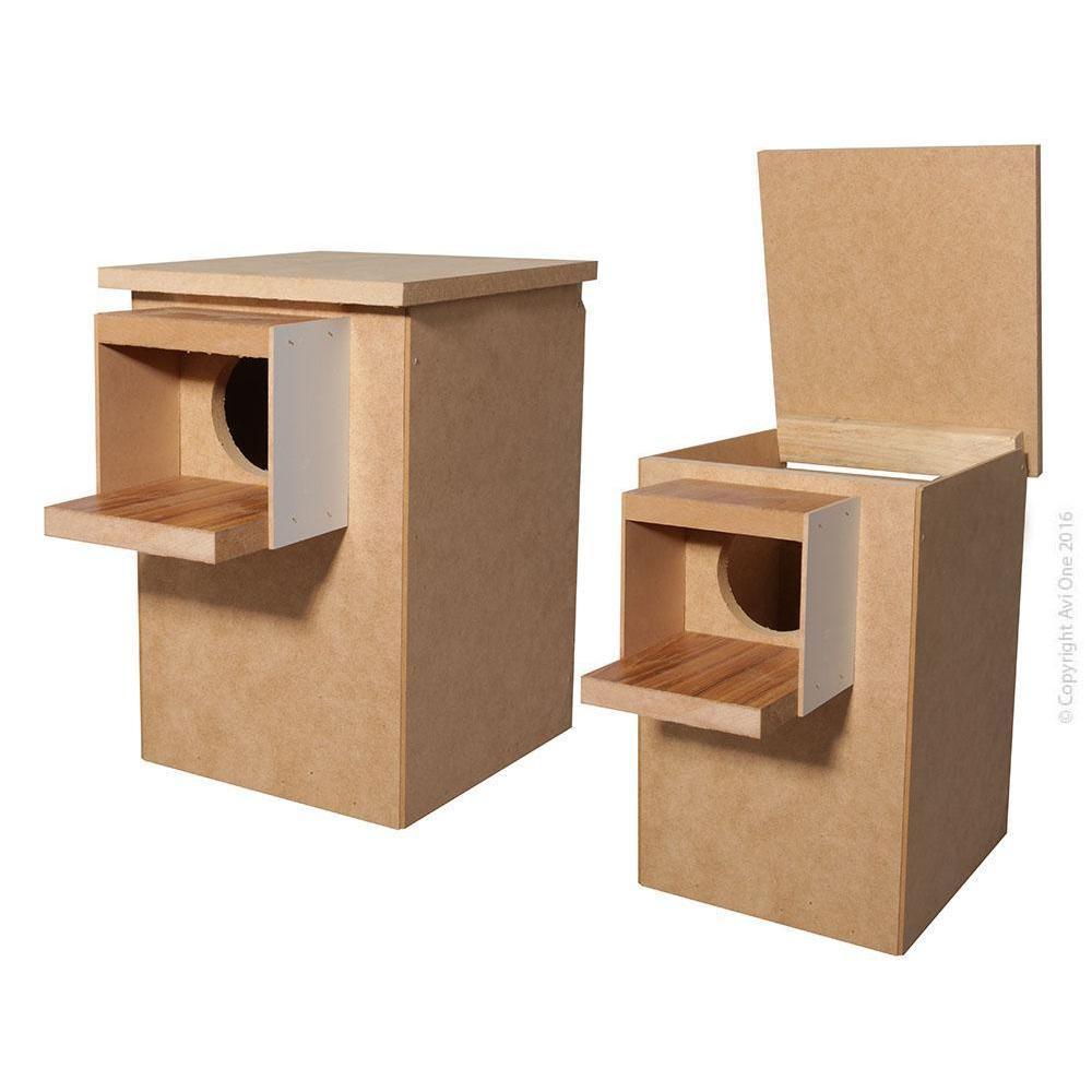 Avi One Wooden Nesting Box for Cockatiels***-Habitat Pet Supplies