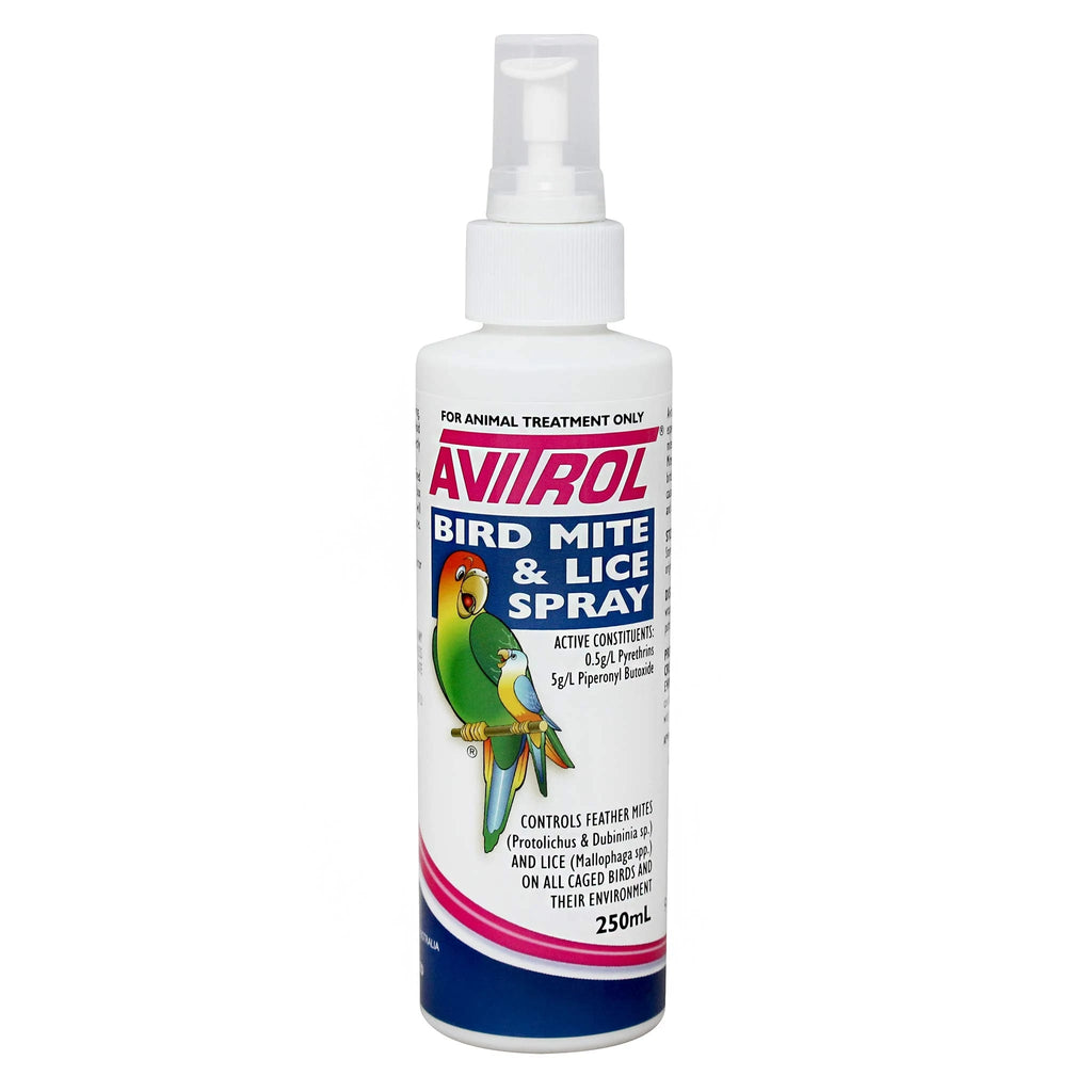 Avitrol Bird Mite and Lice Spray 250ml-Habitat Pet Supplies