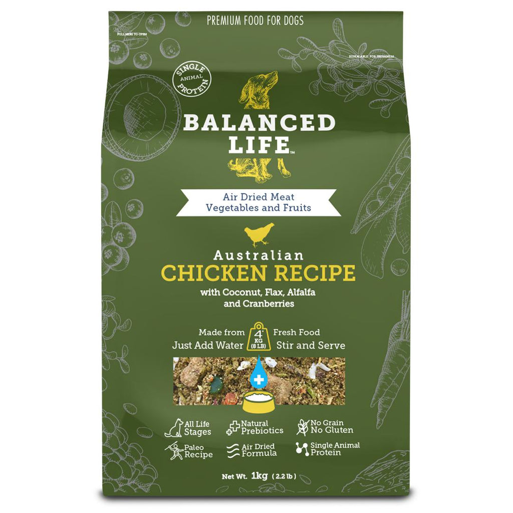 Balanced life kangaroo dog sales food