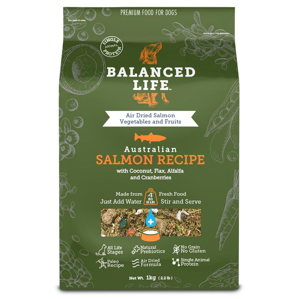 Balanced Life Dog Salmon Recipe Dry Food 1kg-Habitat Pet Supplies