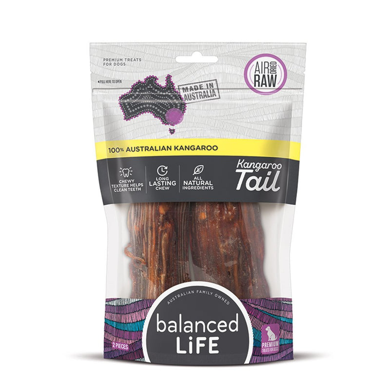 Balanced Life Grain Free Air Dried Kangaroo Tail Dog Treat 2 Pack*-Habitat Pet Supplies