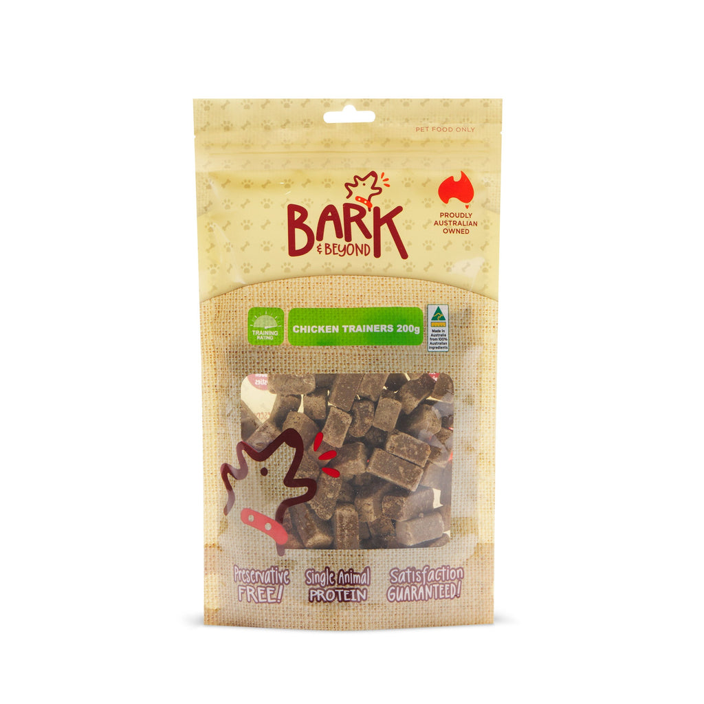 Bark and Beyond Chicken Trainer Dog Treats 200g^^^-Habitat Pet Supplies