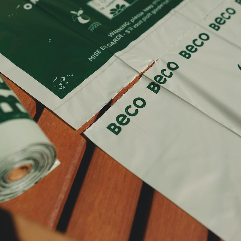 Beco Eco-Friendly Compostable Dog Poop Bags 48pk (+_+)
