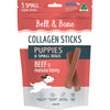 Bell and Bone Collagen Sticks Beef and Manuka Honey for Puppies 100g-Habitat Pet Supplies