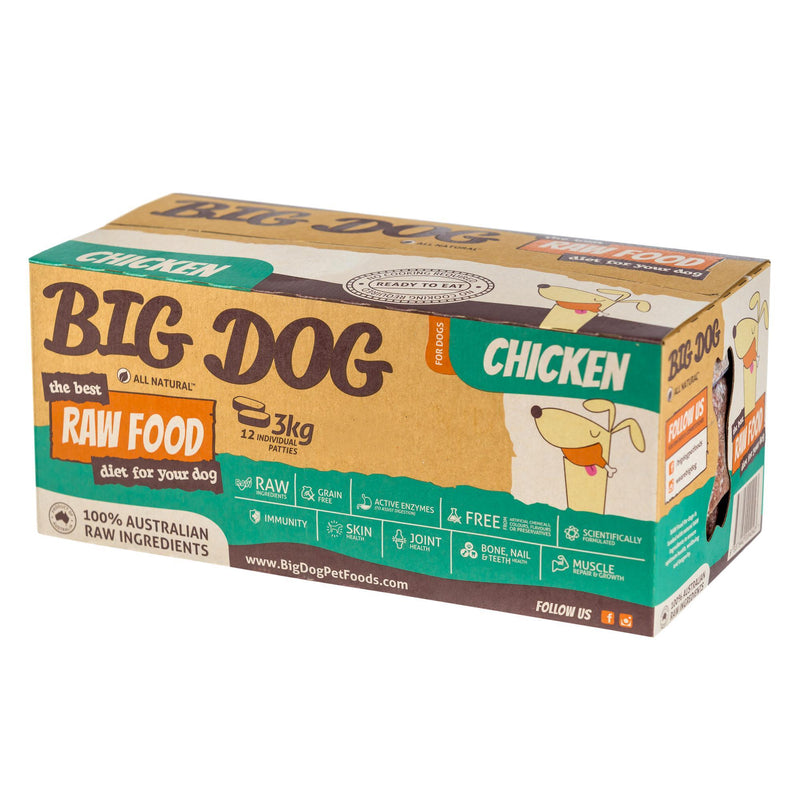 Big Dog BARF Chicken Raw Dog Food 3kg