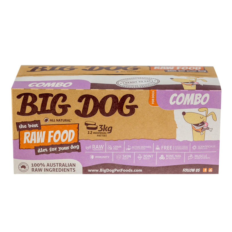 Big Dog BARF Combo Raw Dog Food 3kg