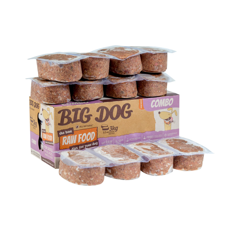 Big Dog BARF Combo Raw Dog Food 3kg-Habitat Pet Supplies