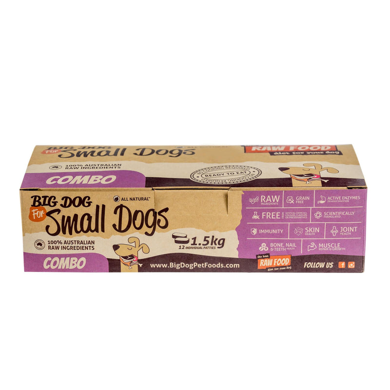 Big Dog BARF Combo Raw Dog Food for Small Dogs 1.5kg
