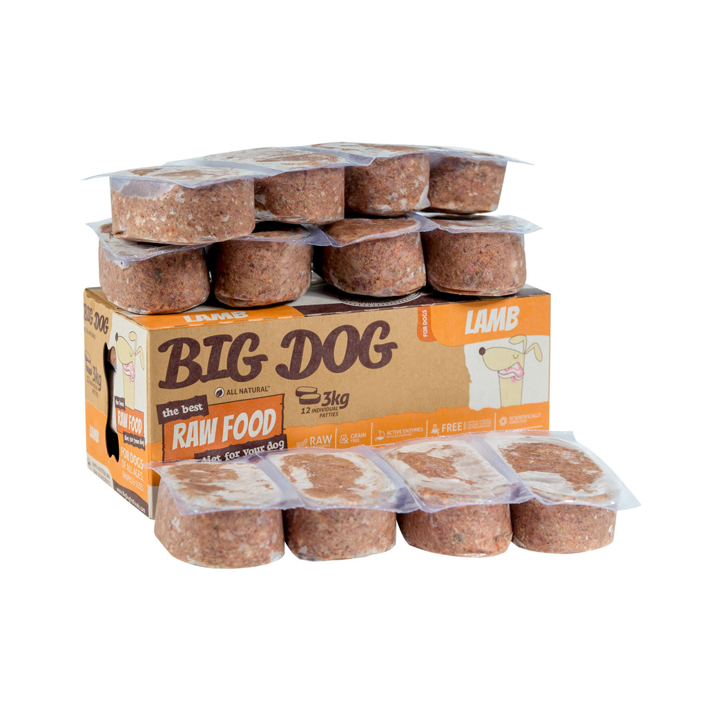 Big Dog BARF Lamb Raw Dog Food 3kg-Habitat Pet Supplies