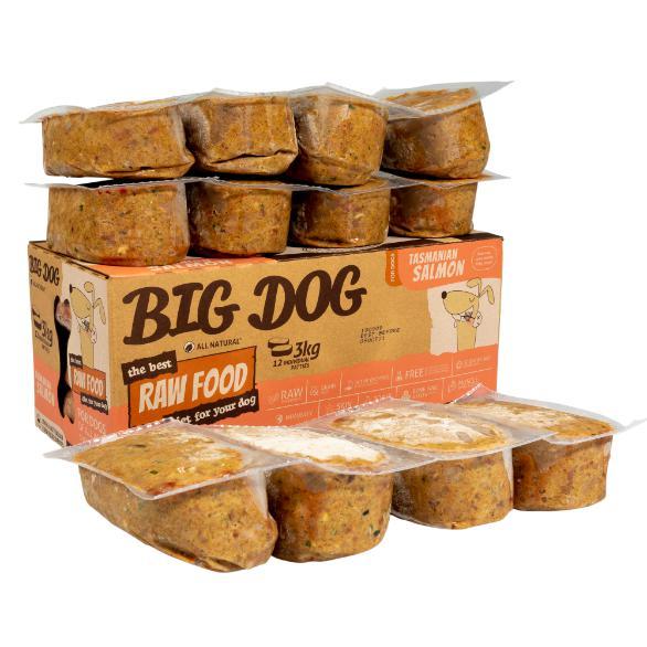 Big Dog BARF Tasmanian Salmon Raw Dog Food 3kg-Habitat Pet Supplies