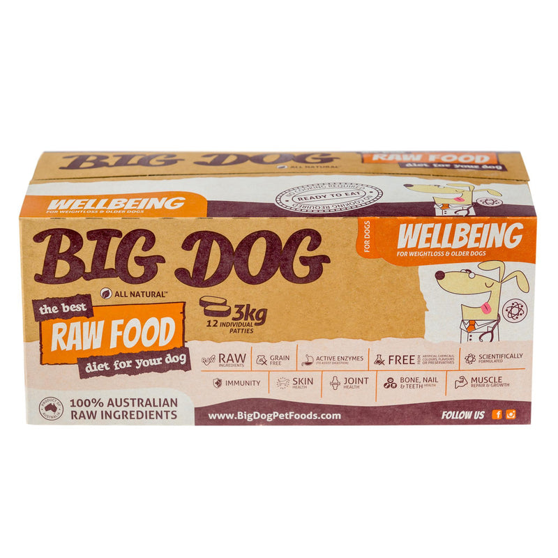Big Dog BARF Wellbeing Raw Dog Food 3kg