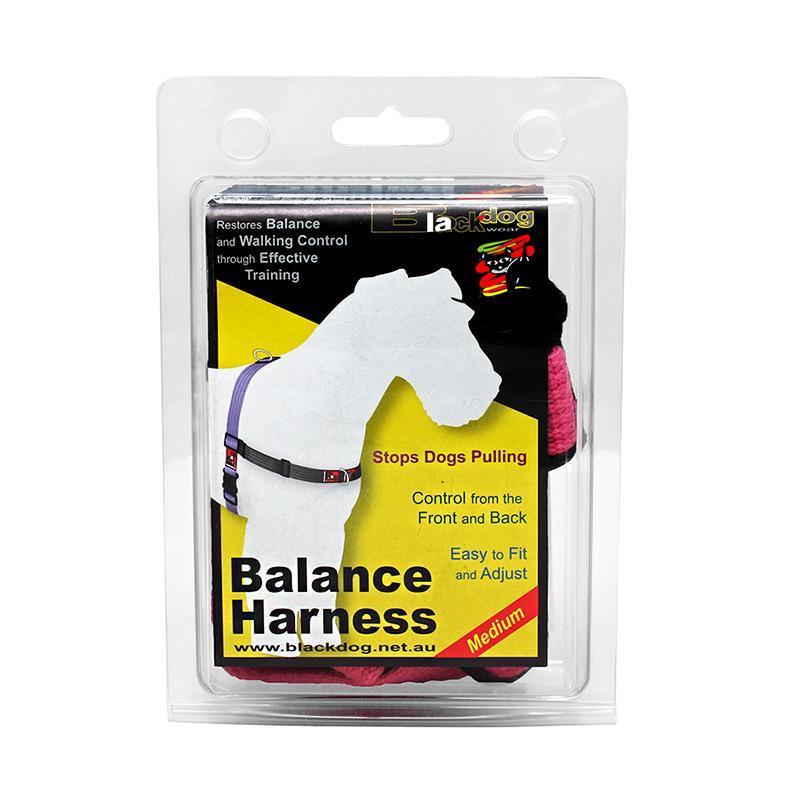 Black Dog Wear Balance Harness Red Large