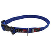 Black Dog Wear Standard Collar 24-35cm Mini Blue 12mm***-Habitat Pet Supplies