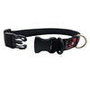 Black Dog Wear Standard Collar 24-36cm Small Black 19mm***-Habitat Pet Supplies