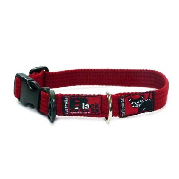 Black Dog Wear Standard Collar 24-36cm Small Red 19mm***-Habitat Pet Supplies