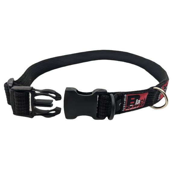 Black Dog Wear Standard Collar 38-61cm Large Black 25mm***
