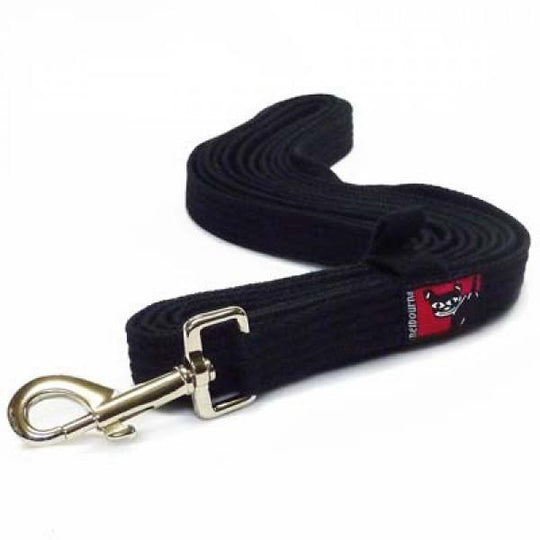 Black Dog Wear Wear 5m Long Lead Black 20mm