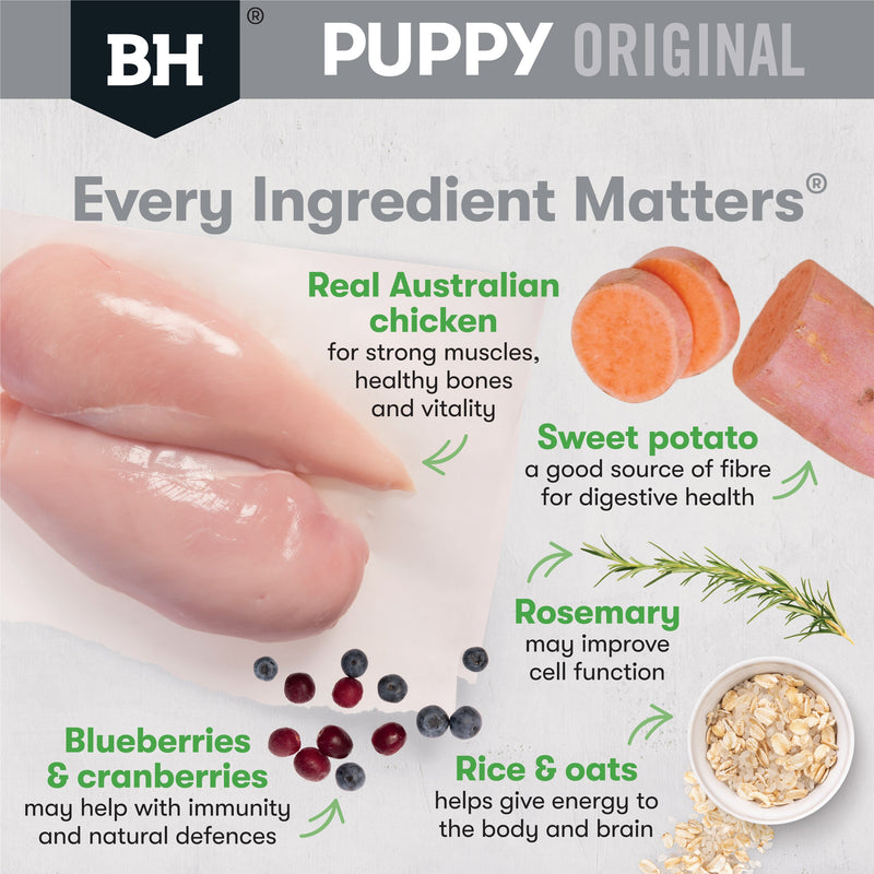 Black Hawk Chicken and Rice Medium Breed Puppy Dry Dog Food 3kg^^^