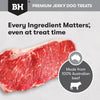 Black Hawk Dog Treats Beef Jerky Straps 100g