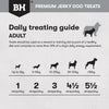 Black Hawk Dog Treats Beef Jerky Straps 100g