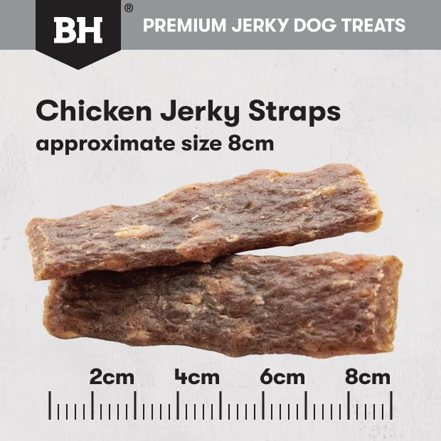 Black Hawk Dog Treats Chicken Jerky Straps 100g