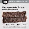 Black Hawk Dog Treats Kangaroo Jerky Straps 100g