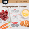 Black Hawk Grain Free Beef Wet Dog Food 100g x 9 ^._.^