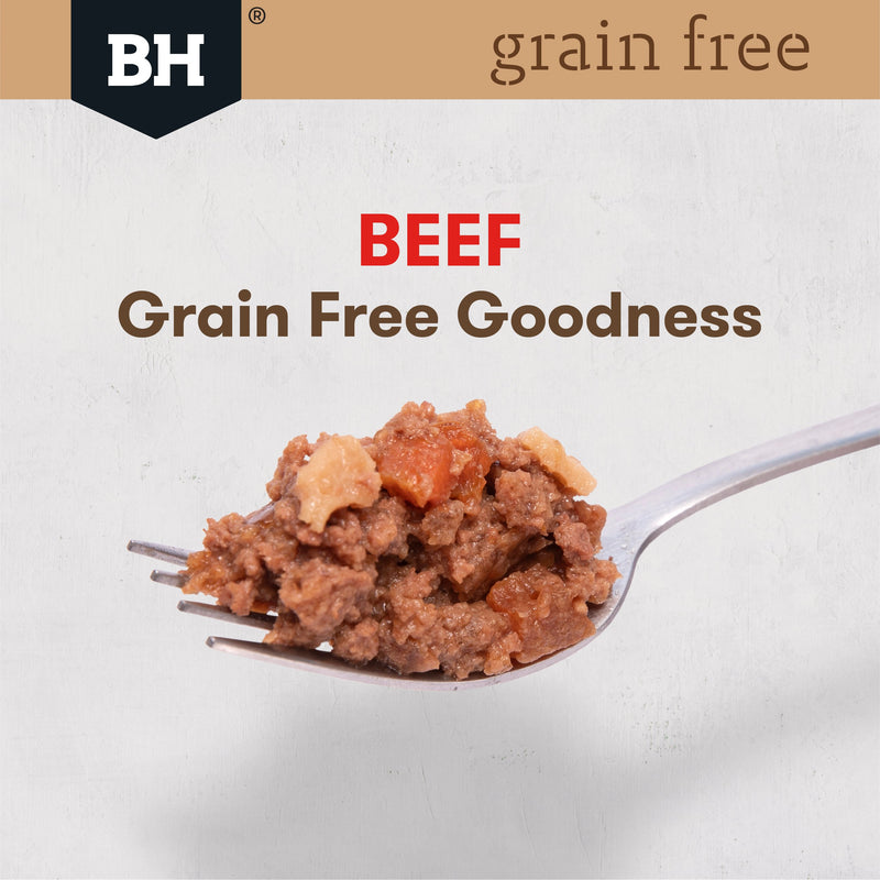 Black Hawk Grain Free Beef Wet Dog Food 400g x 12
