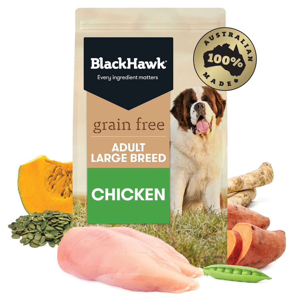Black Hawk Grain Free Chicken Large Breed Dry Dog Food 15kg-Habitat Pet Supplies