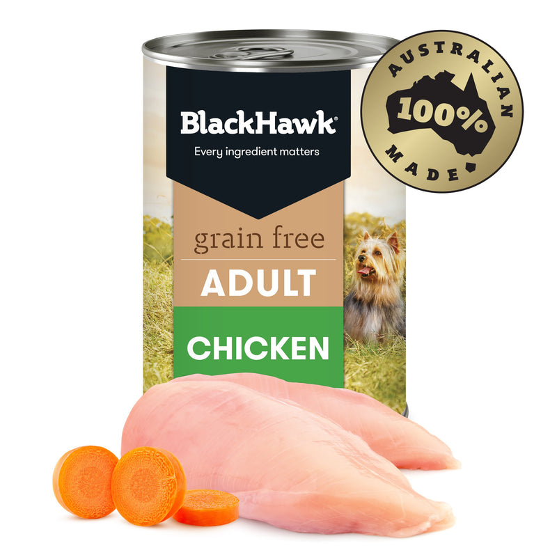 Black Hawk Grain Free Chicken Wet Dog Food 400g-Habitat Pet Supplies
