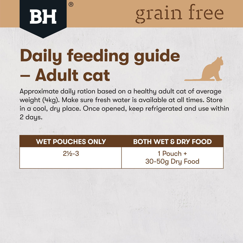 Black Hawk Grain Free Chicken with Peas and Broth Wet Cat Food 85g***