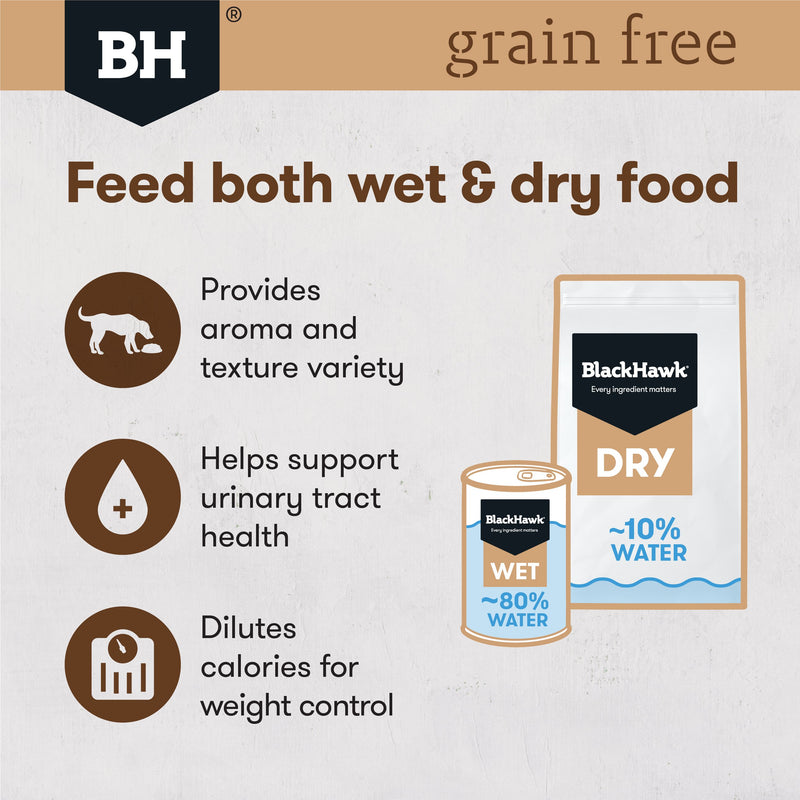 Black Hawk Grain Free Lamb Wet Dog Food 400g