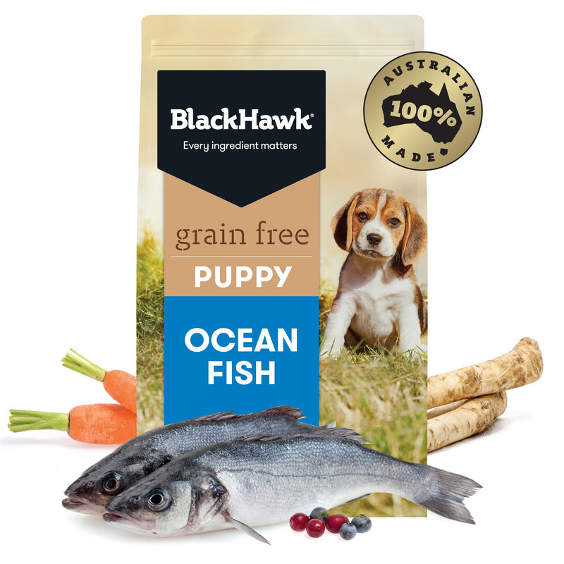 Black Hawk Grain Free Ocean Fish Puppy Dry Dog Food 15kg-Habitat Pet Supplies