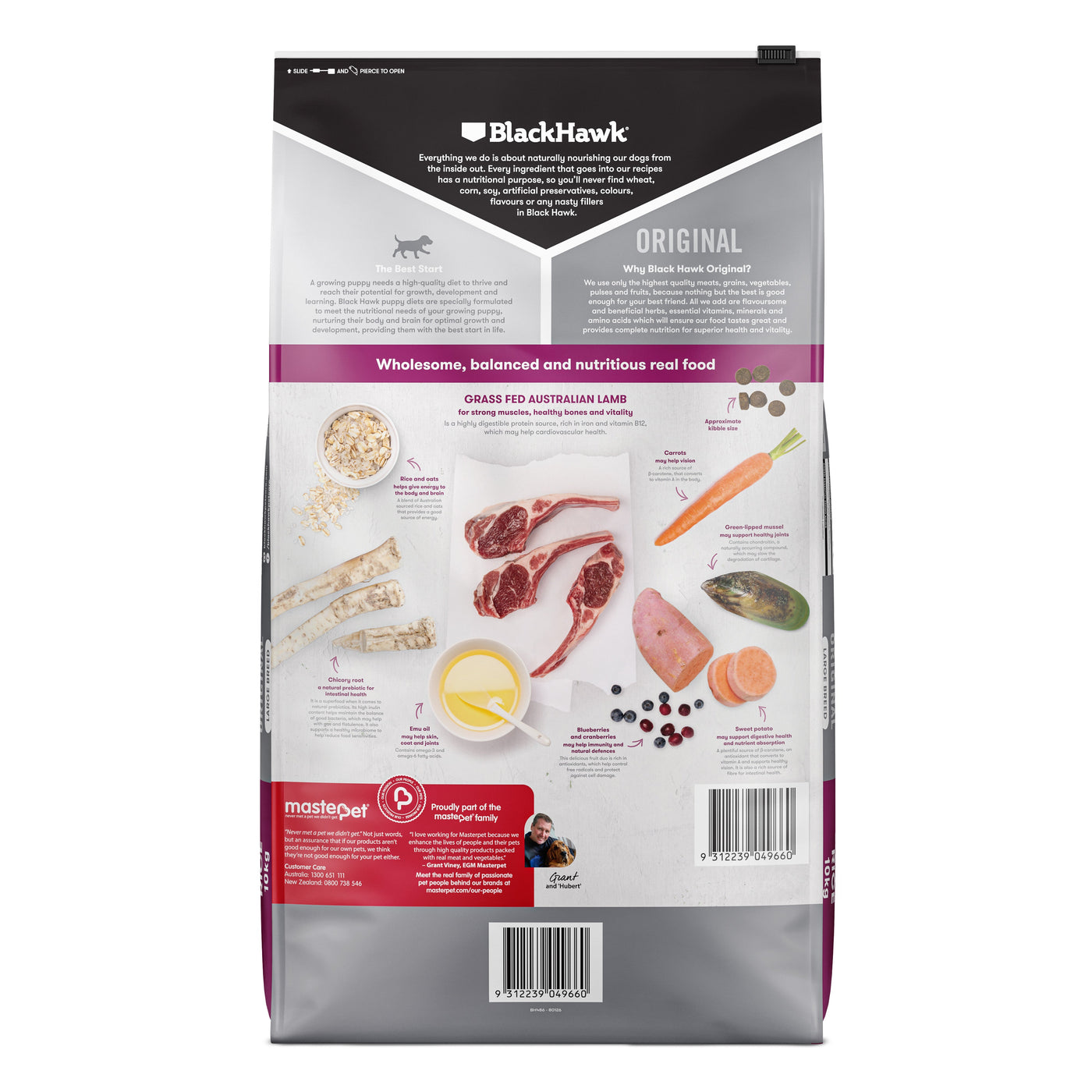 Black hawk lamb and rice 10kg top