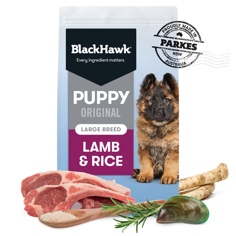 Black Hawk Lamb and Rice Large Breed Puppy Dry Dog Food 10kg