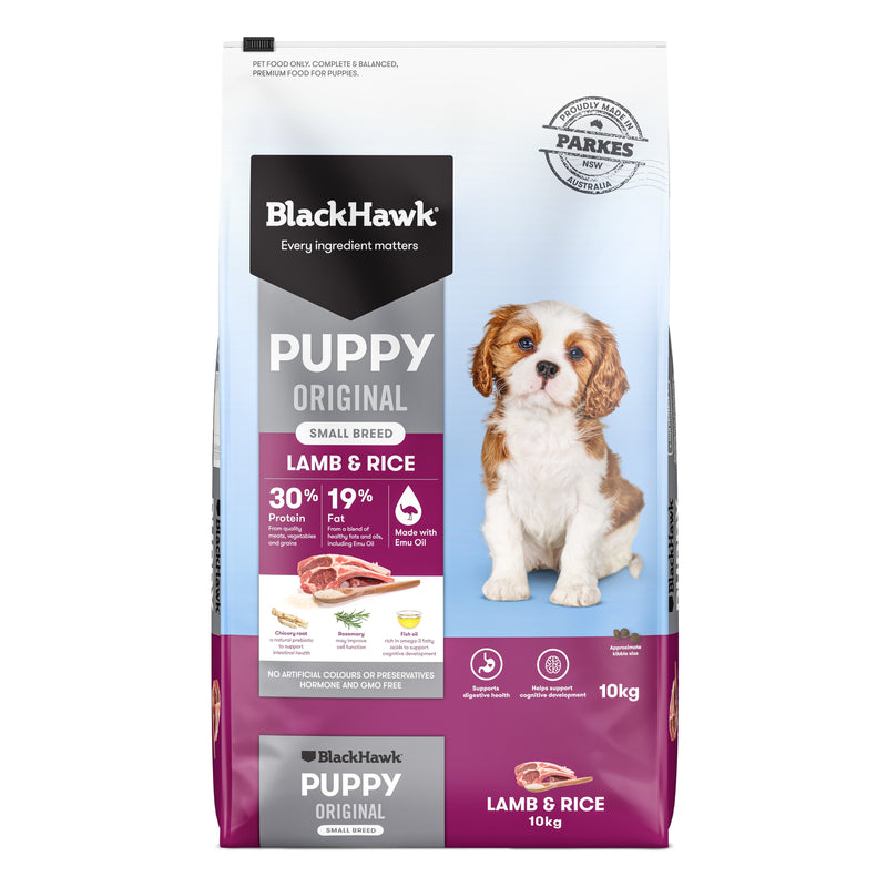 Black Hawk Lamb and Rice Small Breed Puppy Dry Dog Food 10kg-Habitat Pet Supplies