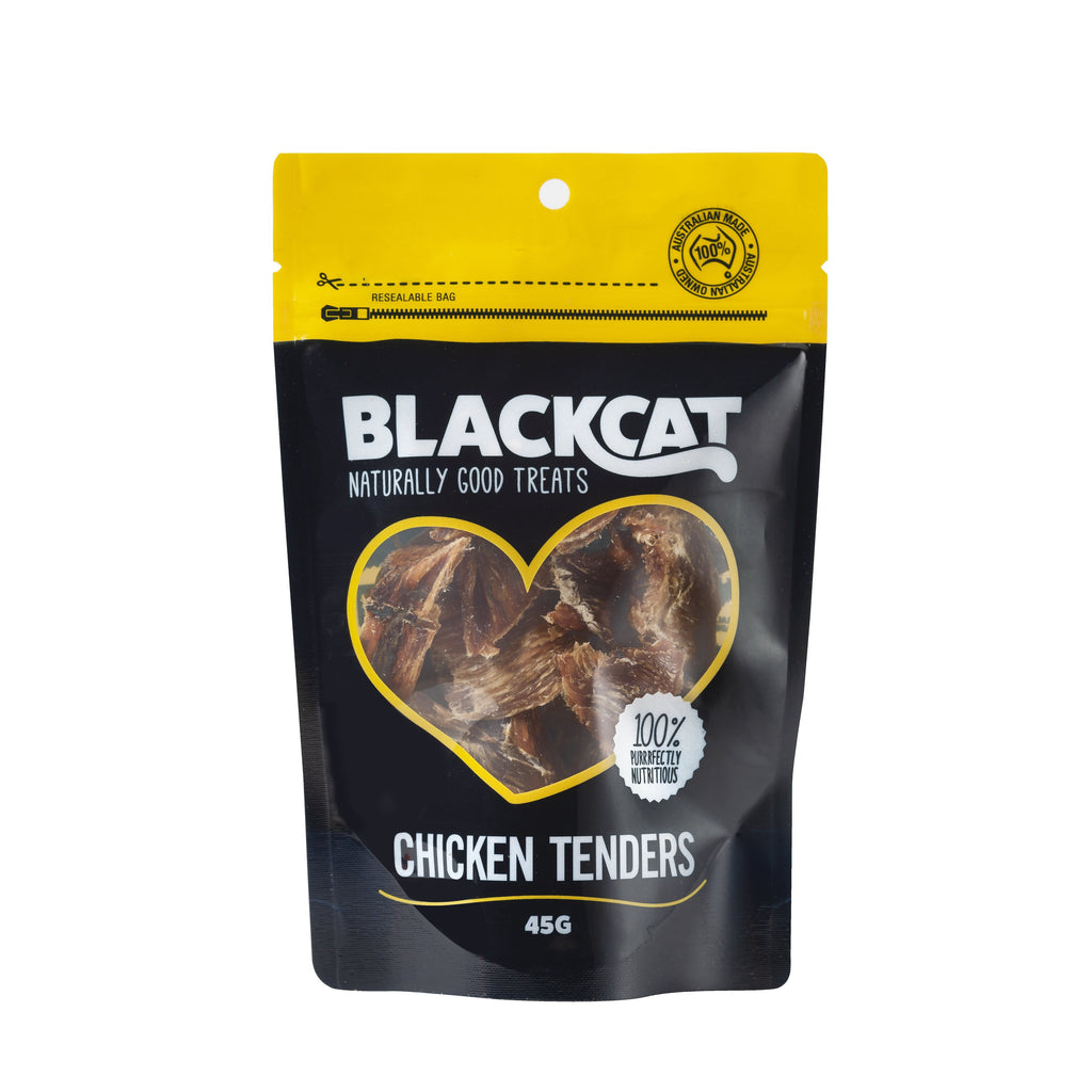 Blackcat Chicken Tenders Cat Treats 45g-Habitat Pet Supplies