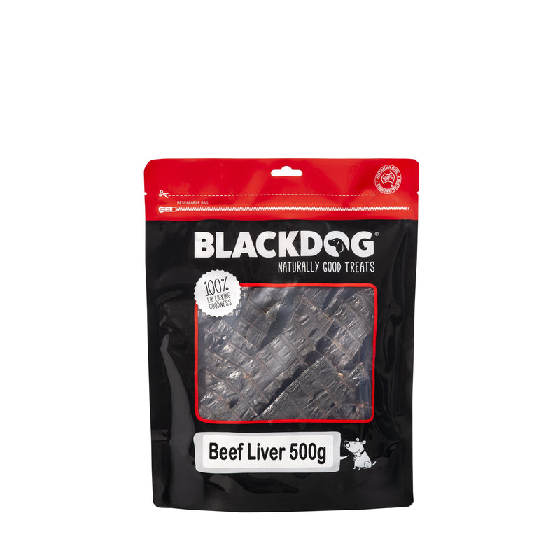 Blackdog Beef Liver Dog Treats 500g-Habitat Pet Supplies
