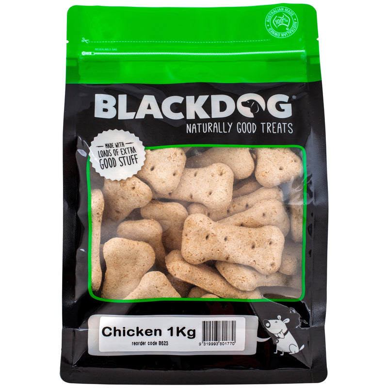 Blackdog Chicken Dog Biscuits 1kg-Habitat Pet Supplies