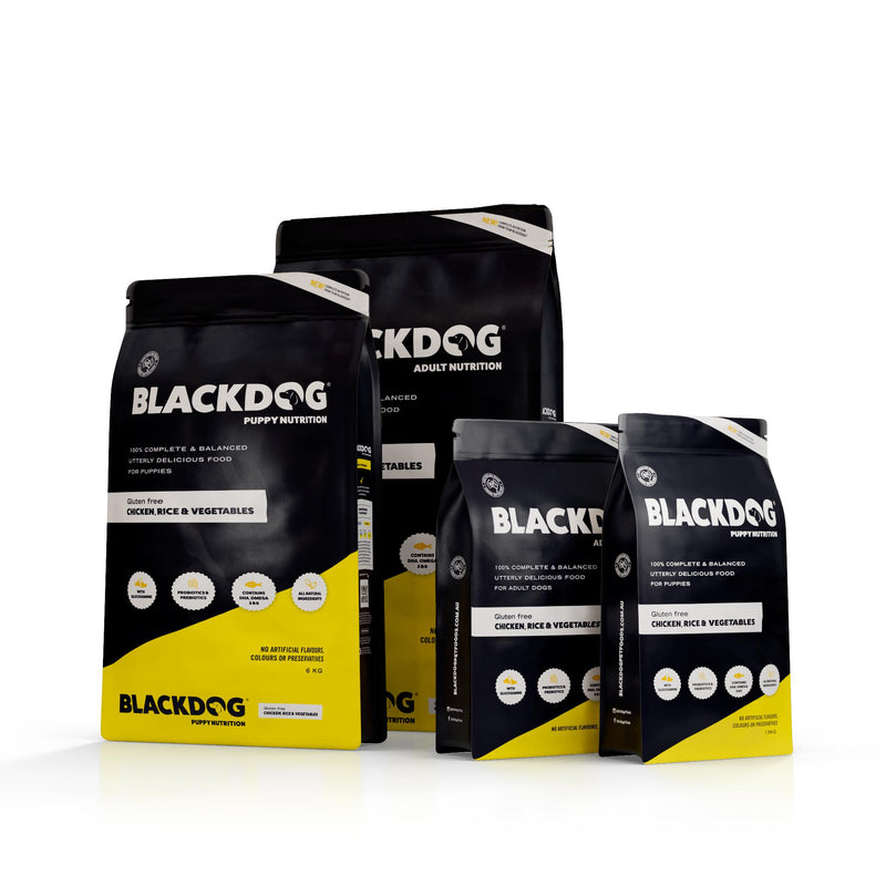 Blackdog Chicken Rice and Vegetables Puppy Dry Dog Food 1.5kg