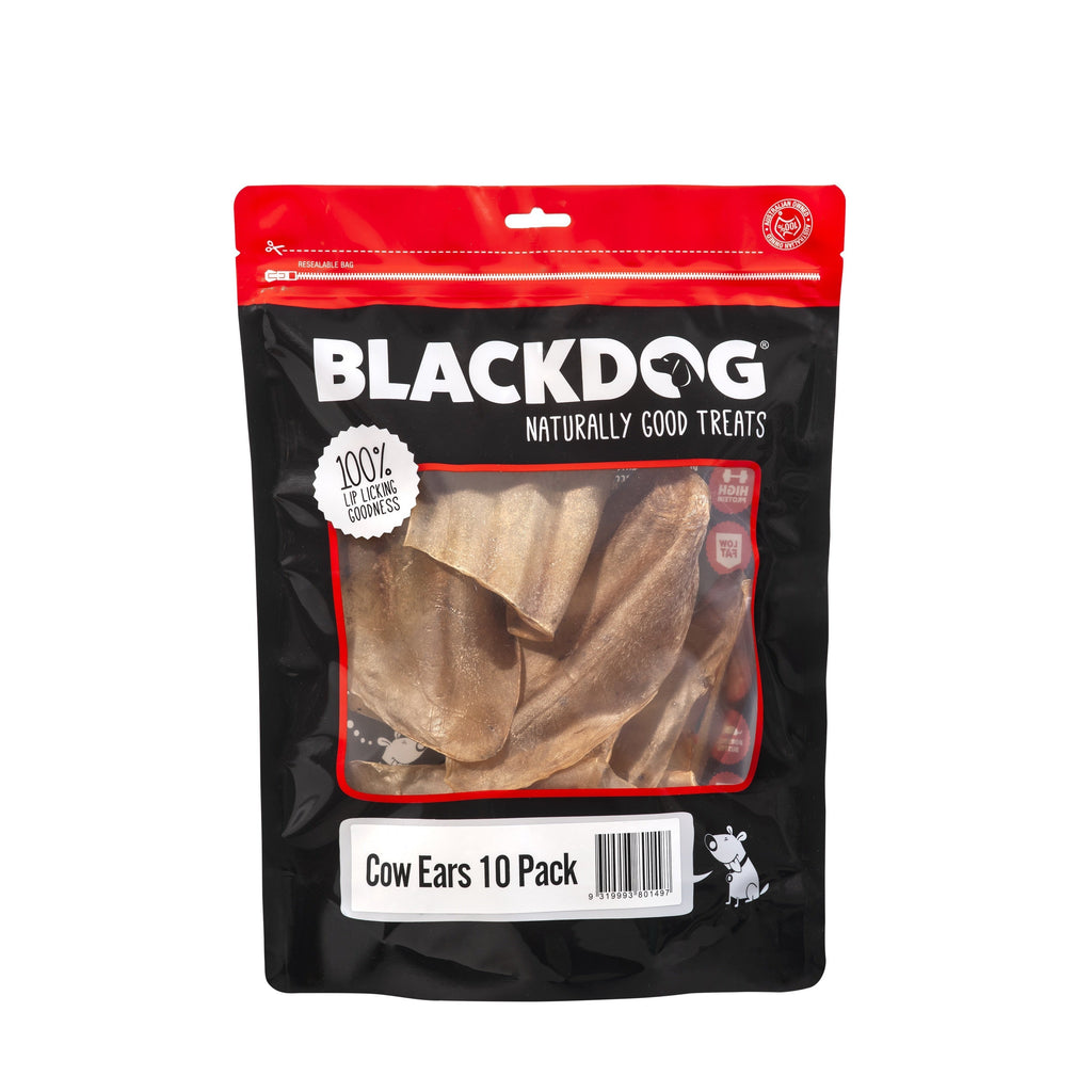 Blackdog Cow Ears Dog Treats 10 Pack-Habitat Pet Supplies