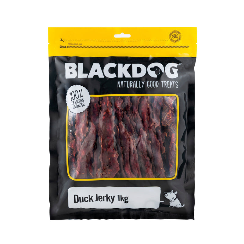Blackdog Duck Jerky Dog Treats 1kg-Habitat Pet Supplies