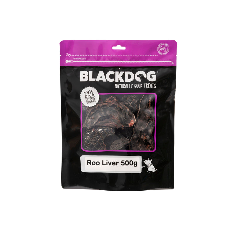 Blackdog Kangaroo Liver Dog Treats 500g-Habitat Pet Supplies