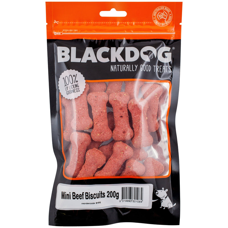 Blackdog Mini Beef Dog Biscuits 150g-Habitat Pet Supplies
